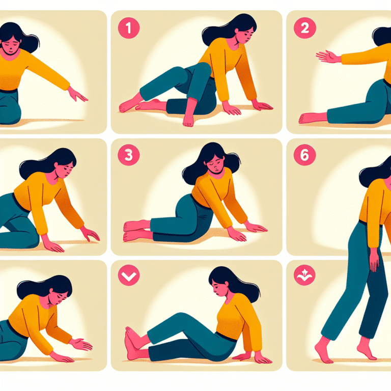 how to safely get up from the floor after a fall alone