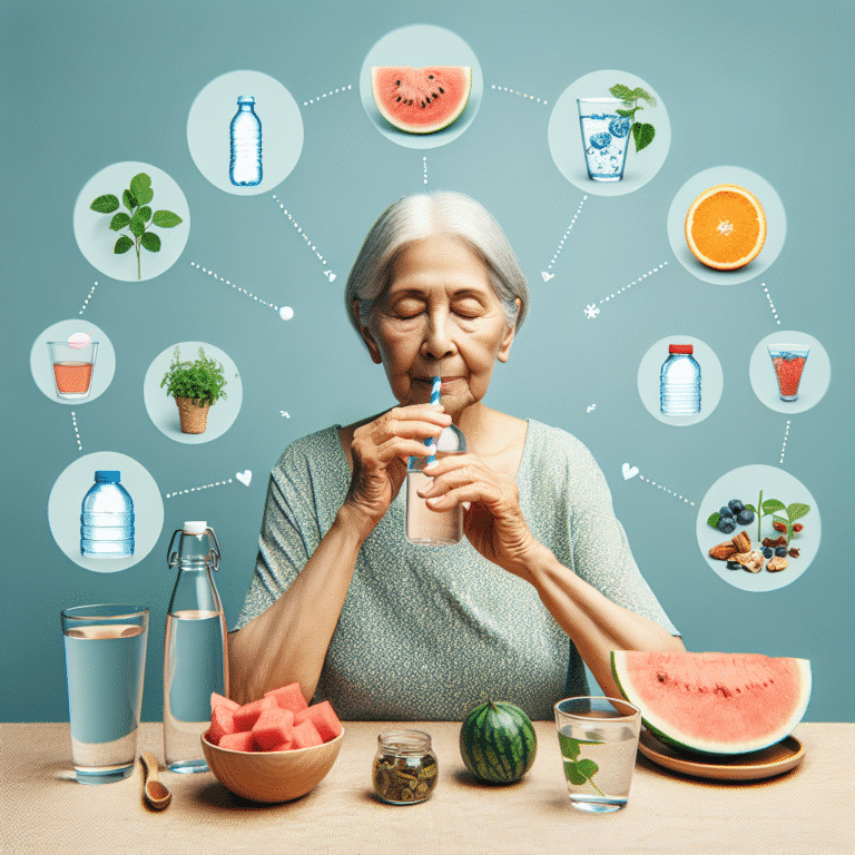 best way to stay hydrated for seniors with low thirst drive