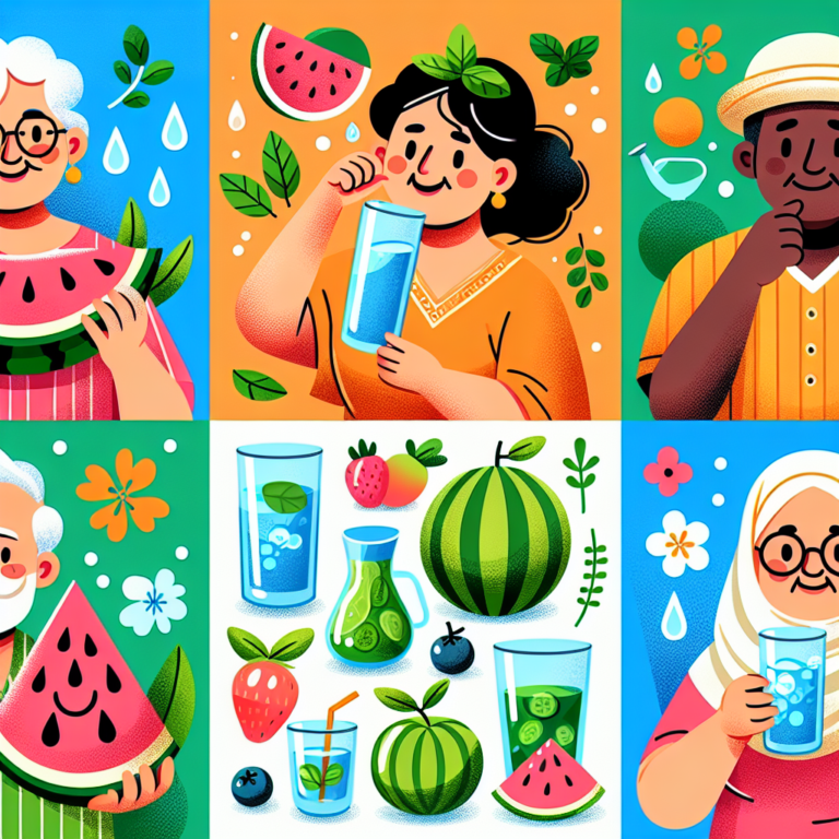 creative ways for seniors to stay hydrated despite low thirst
