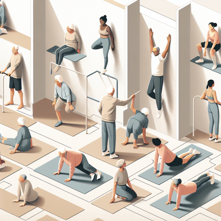 finding balance: wall-supported exercises for seniors