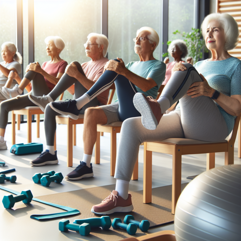seated leg raise exercises for seniors with bad knees