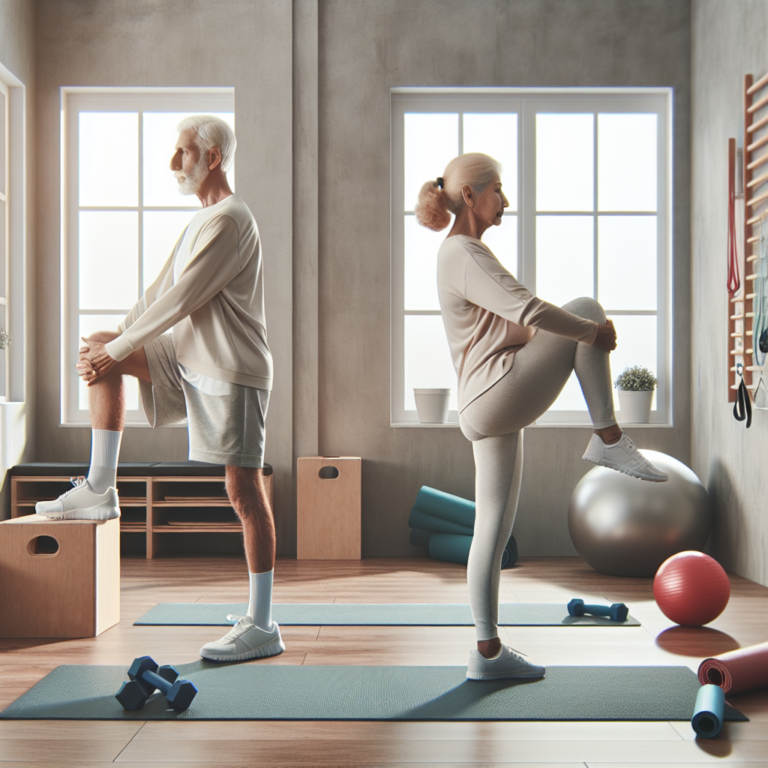 starting with wall-assisted stretches for older individuals