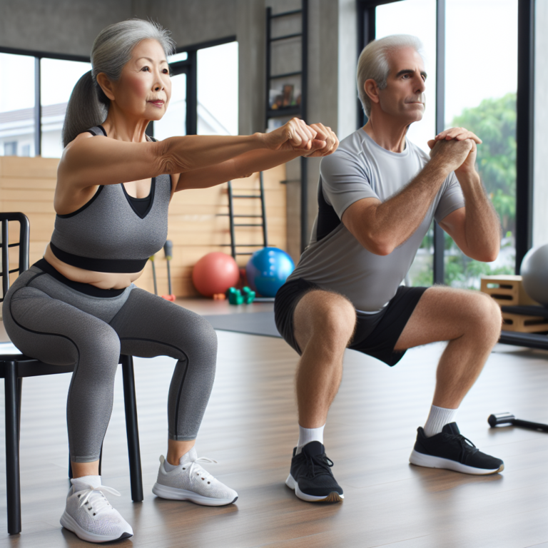 techniques for improving chair squat depth for older adults