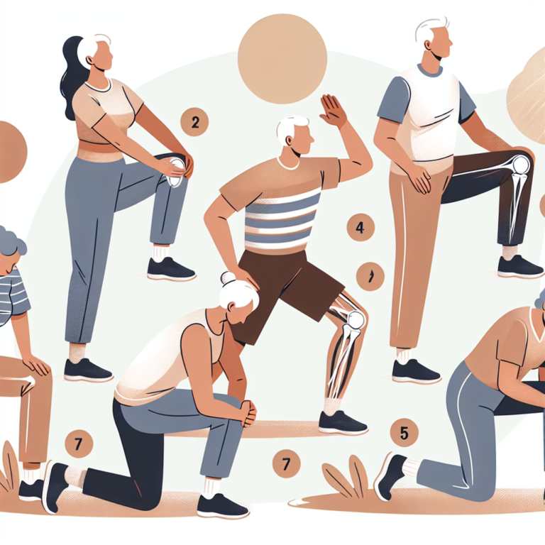 5 essential stretches for alleviating knee pain in seniors